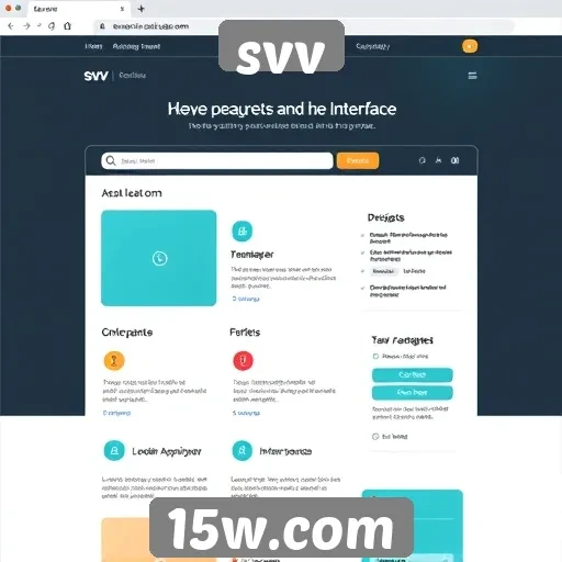 Análise da interface do usuário do site svv